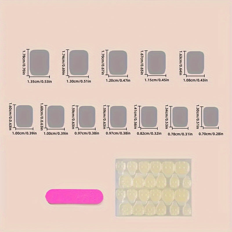 Snowfall Island Square Nail Art Press