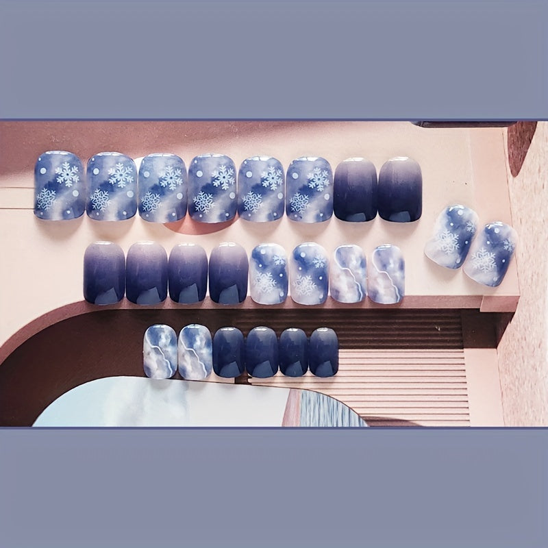 Snowfall Island Square Nail Art Press