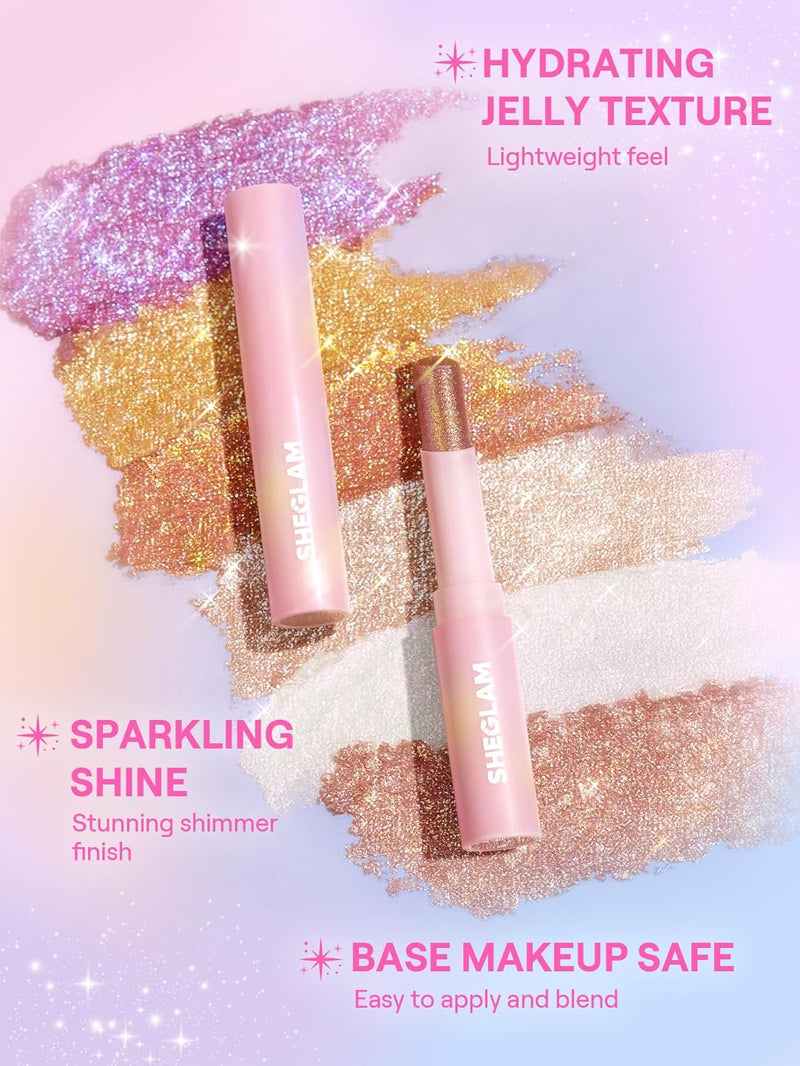 SHEGLAM Crystal Jelly Glaze Stick Eye Shadow Stick Eyeliner