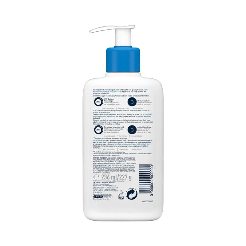 CeraVe Fragrance-Free Moisturising Lotion – For Dry to Very Dry Skin