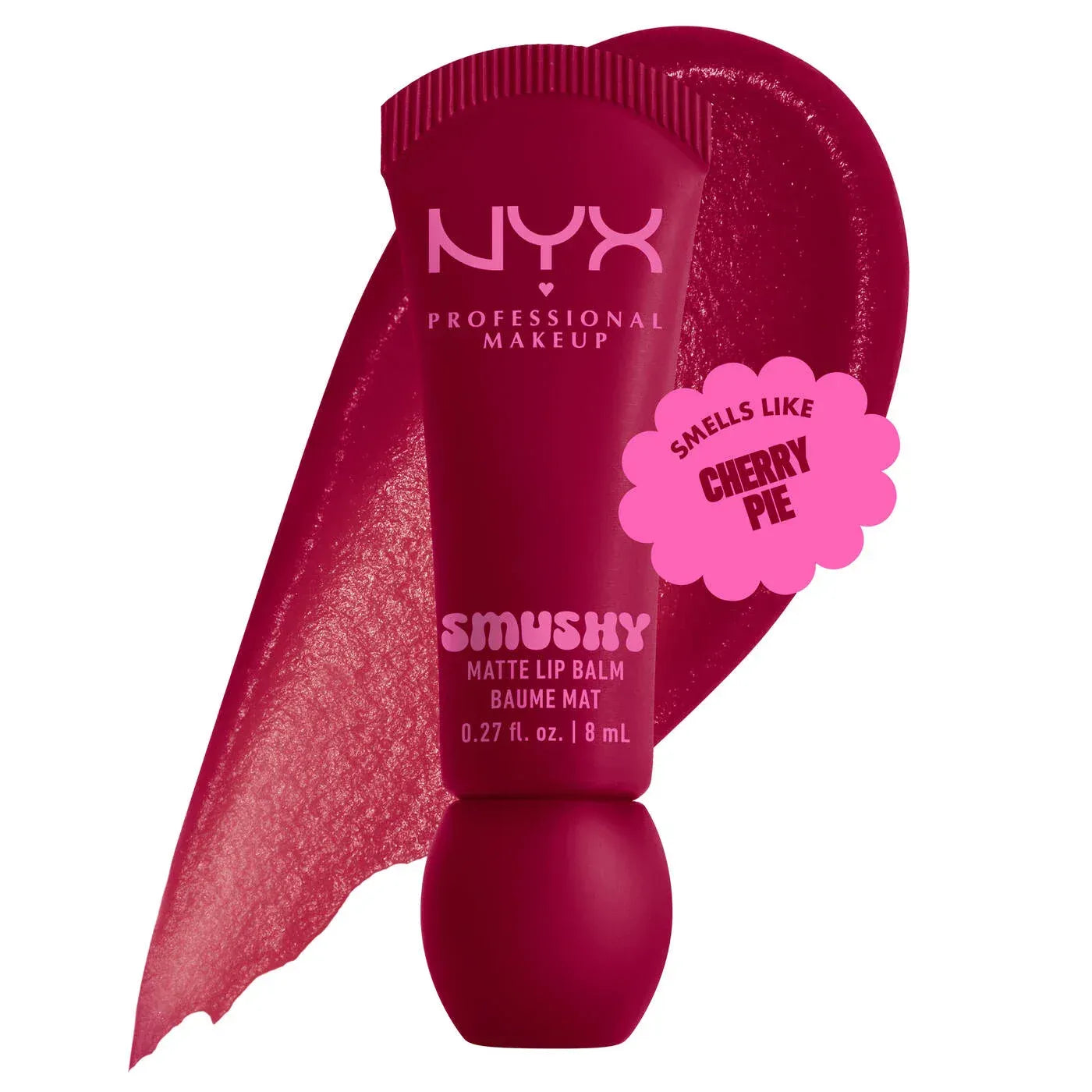 NYX  Smushy Matte Lip Balm, Tinted Lip Moisturizer with Soft, Matte Finish