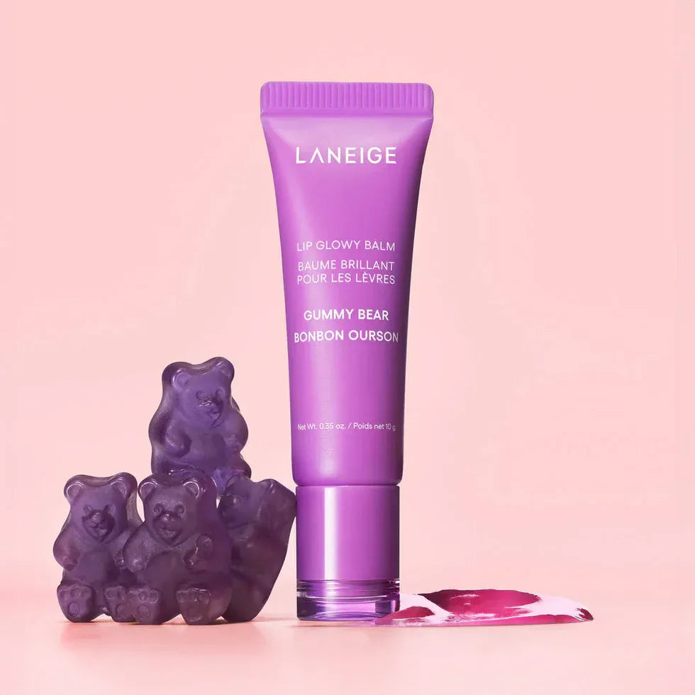 LANEIGE On-the-Glow Lip Balm Trio Pack – Hydrating |& Glossy